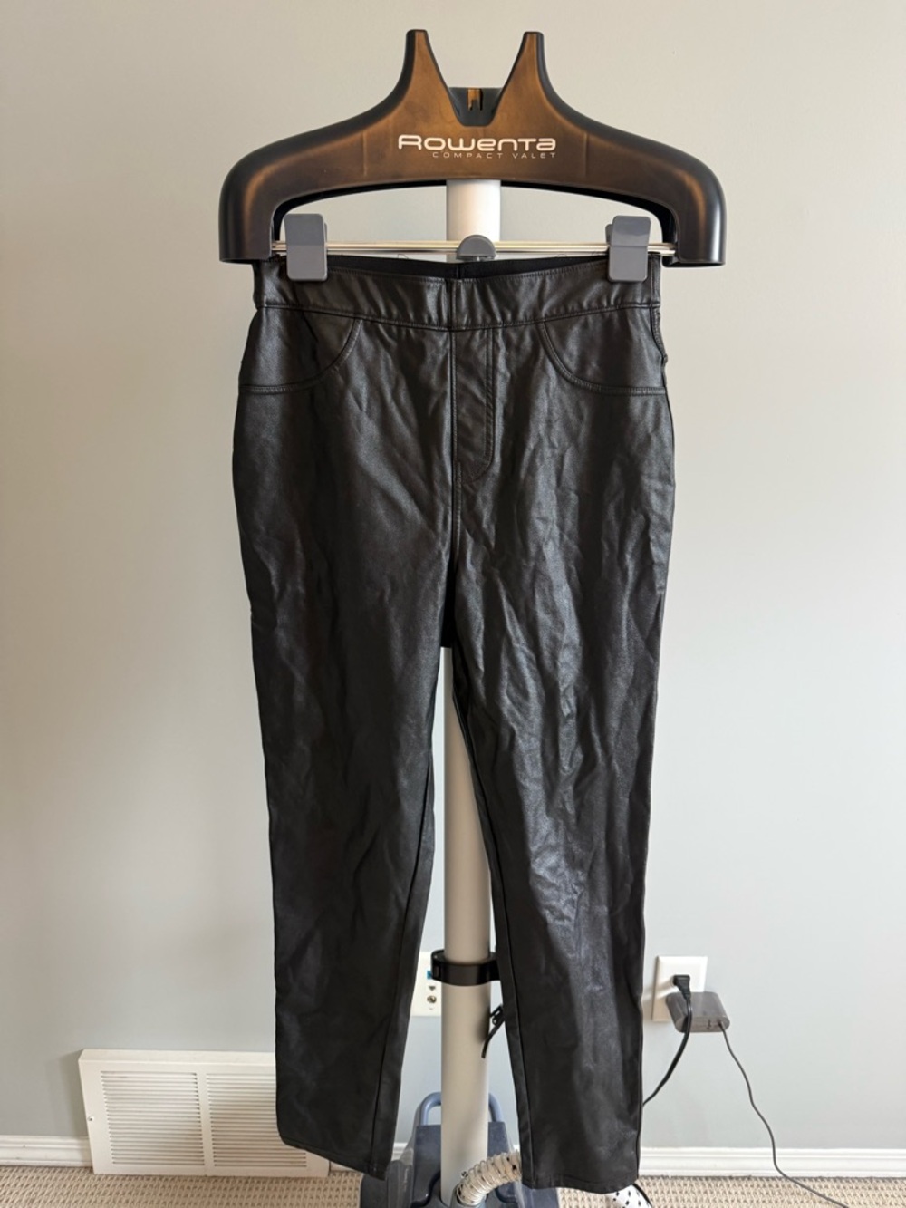 Gentle Fawn Black Faux Leather Leggings